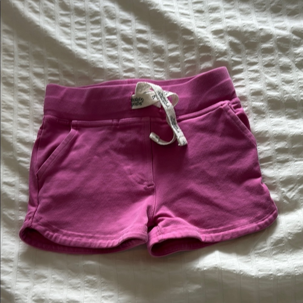 Peekaboo Beans Pink Drawstring Shorts